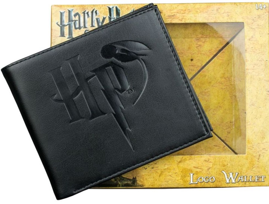 Popculture DC Comics | Harry Potter - Logo Embossed Black Wallet