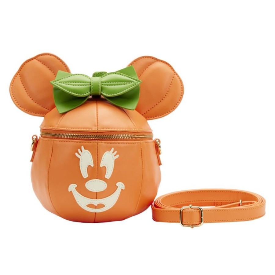 Loungefly Loungefly | Disney - Minnie Mouse Glow In The Dark Pumpkin Crossbody Bag