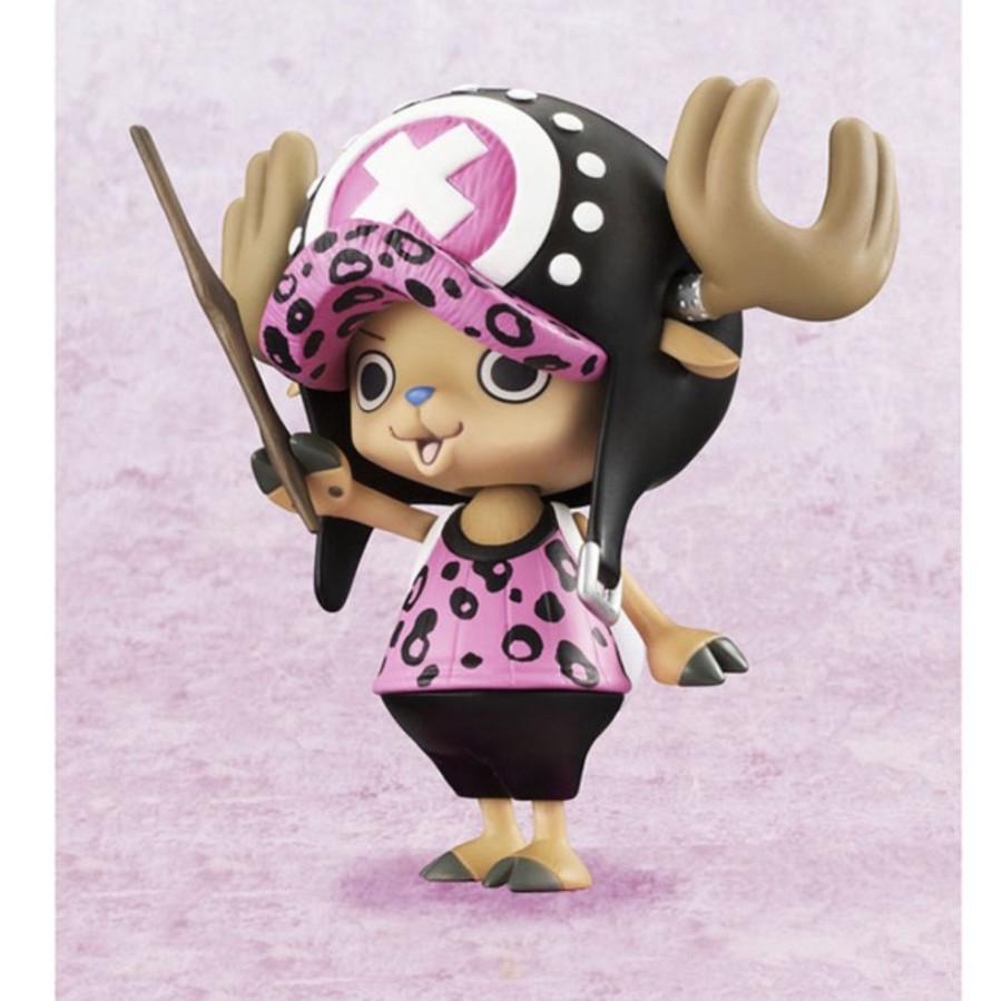 Anime One Piece | One Piece - Tony Chopper Figure - Pink Leopard - Portrait Of Pirates Edition