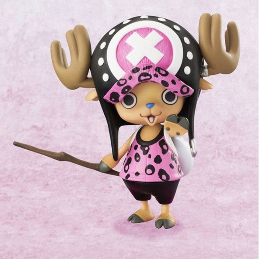 Anime One Piece | One Piece - Tony Chopper Figure - Pink Leopard - Portrait Of Pirates Edition