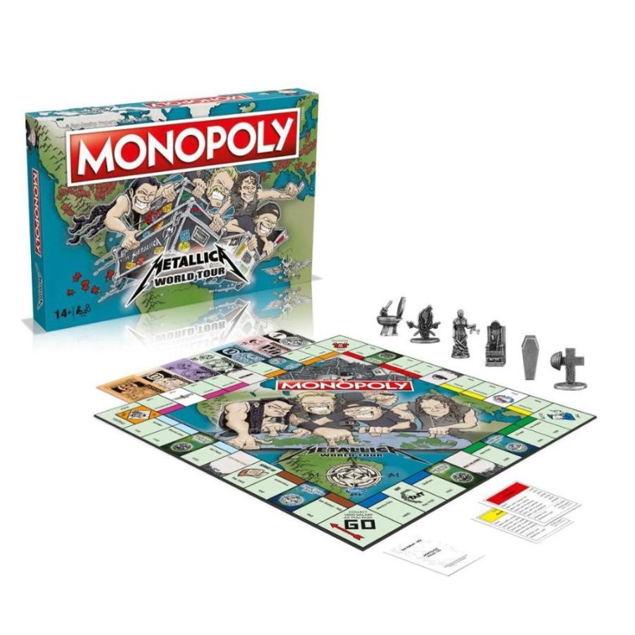 Games & Puzzles Winning Moves | Monopoly - Metallica World Tour Edition