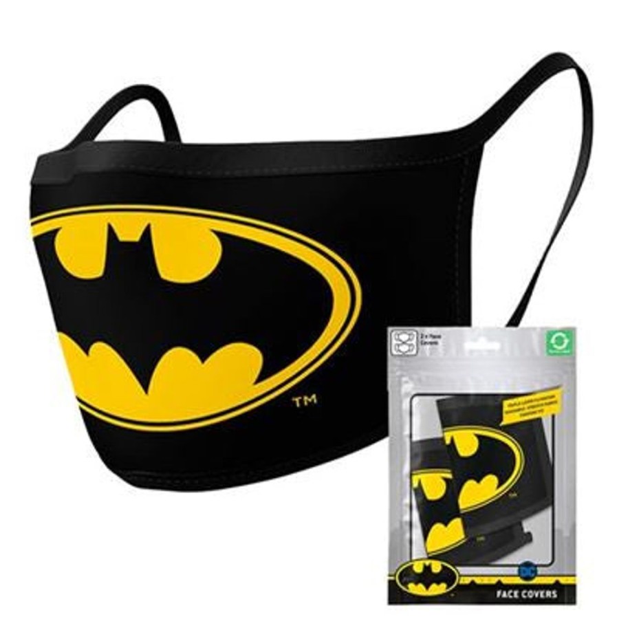 Popculture DC Comics | Dc Comics - Batman Logo Face Mask 2 Pack