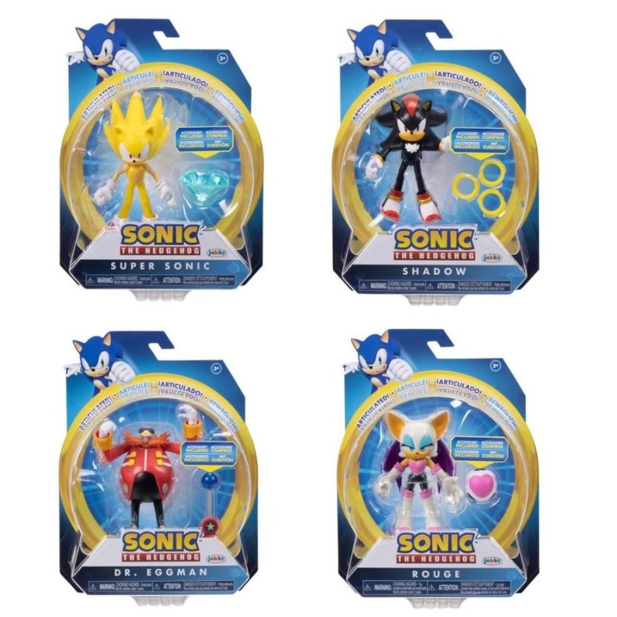 Toys Sonic The Hedgehog | Sonic The Hedgehog - 4" Articulated Figures Wave 8