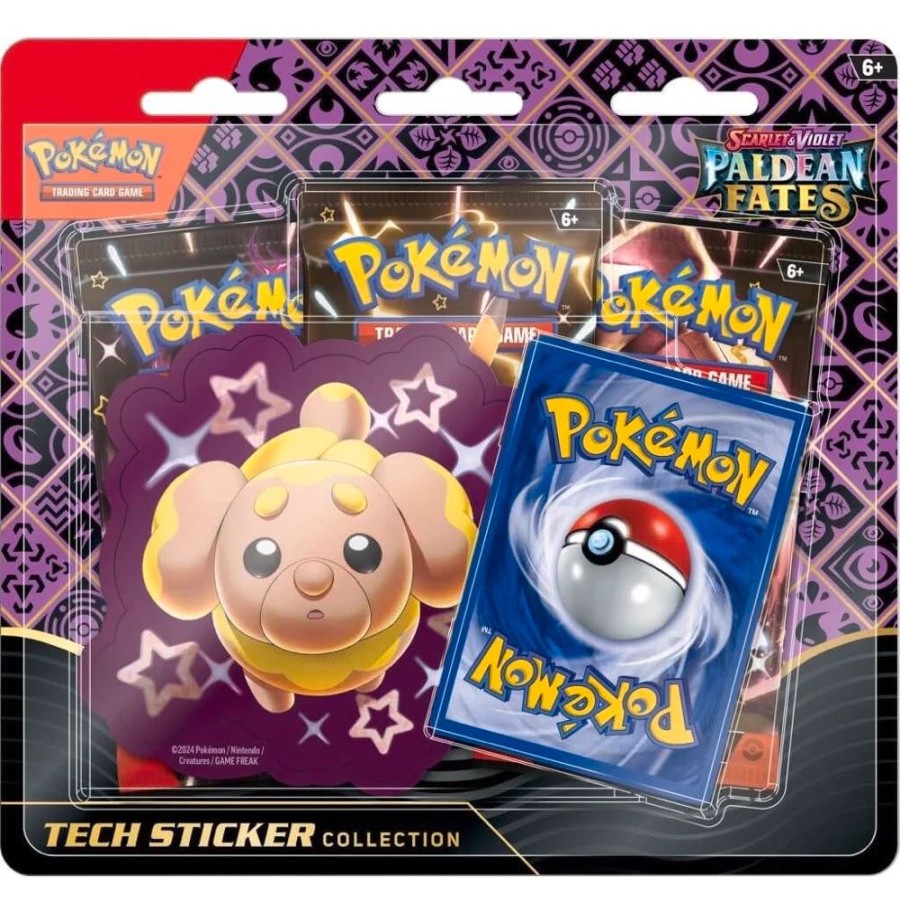 Games & Puzzles Pokemon | Pokemon Tcg - Scarlet & Violet 4.5 Paldean Fates Tech Sticker Blister