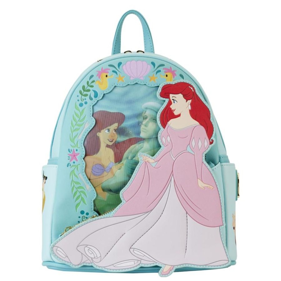 Fashion Loungefly | The Little Mermaid (1989) - Ariel Princess Lenticular Mini Backpack