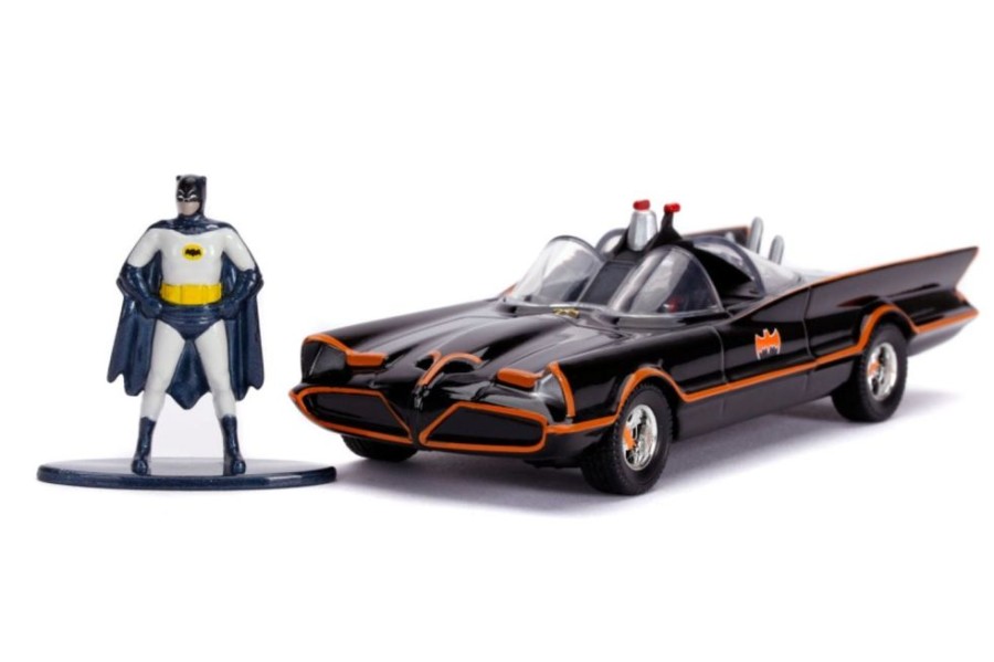 Popculture Jada Toys | Batman (Tv) - Batmobile With Figure 1:32 Scale Hollywood Ride