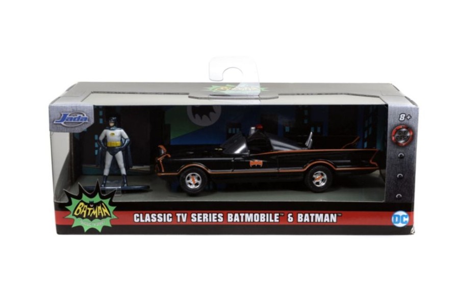 Popculture Jada Toys | Batman (Tv) - Batmobile With Figure 1:32 Scale Hollywood Ride