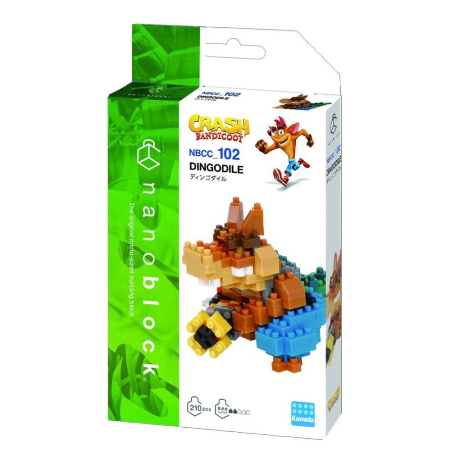 Toys kawada Nanoblocks | Crash Bandicoot - Dingodile Nanoblock