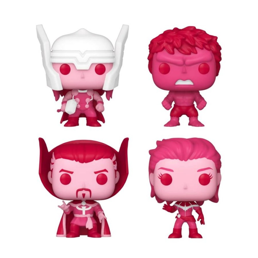 Popculture Funko | Marvel - Valentines Day Pocket Pop! 4-Pack [Rs]