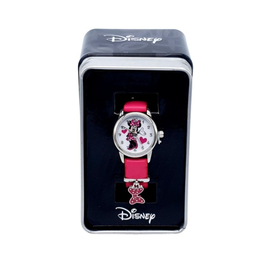 Popculture Disney | Disney Minnie Mouse Adult Specialty Watch Pink Leather Strap