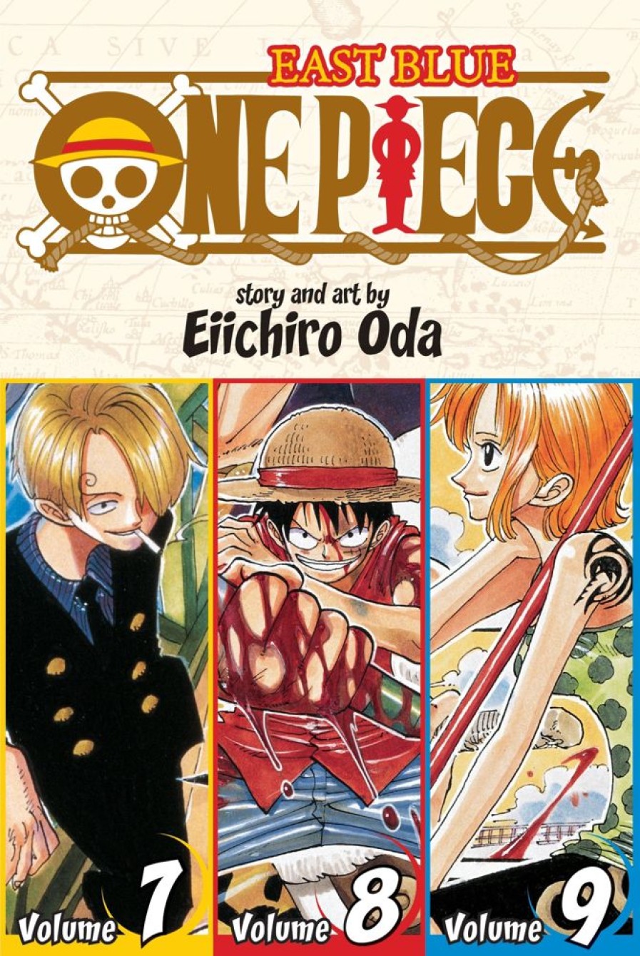 Anime One Piece | Manga - One Piece (Omnibus Edition), Vol. 7, 8, & 9