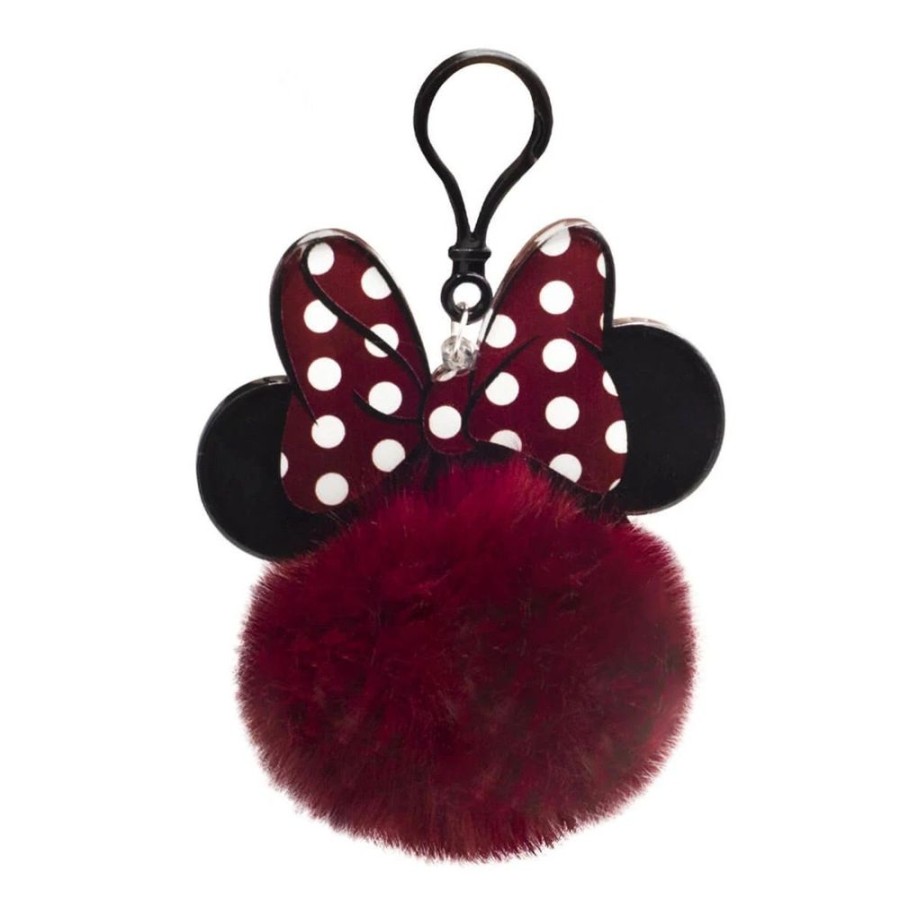 Popculture Disney | Disney - Minnie Mouse (Ears & Bow) Pom Pom Keyring