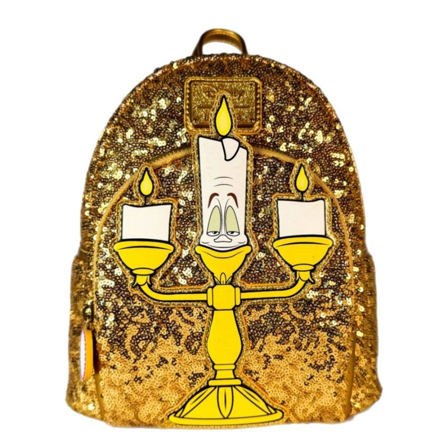 Fashion Loungefly | Beauty & The Beast - Lumiere Sequin Mini Backpack [Rs]