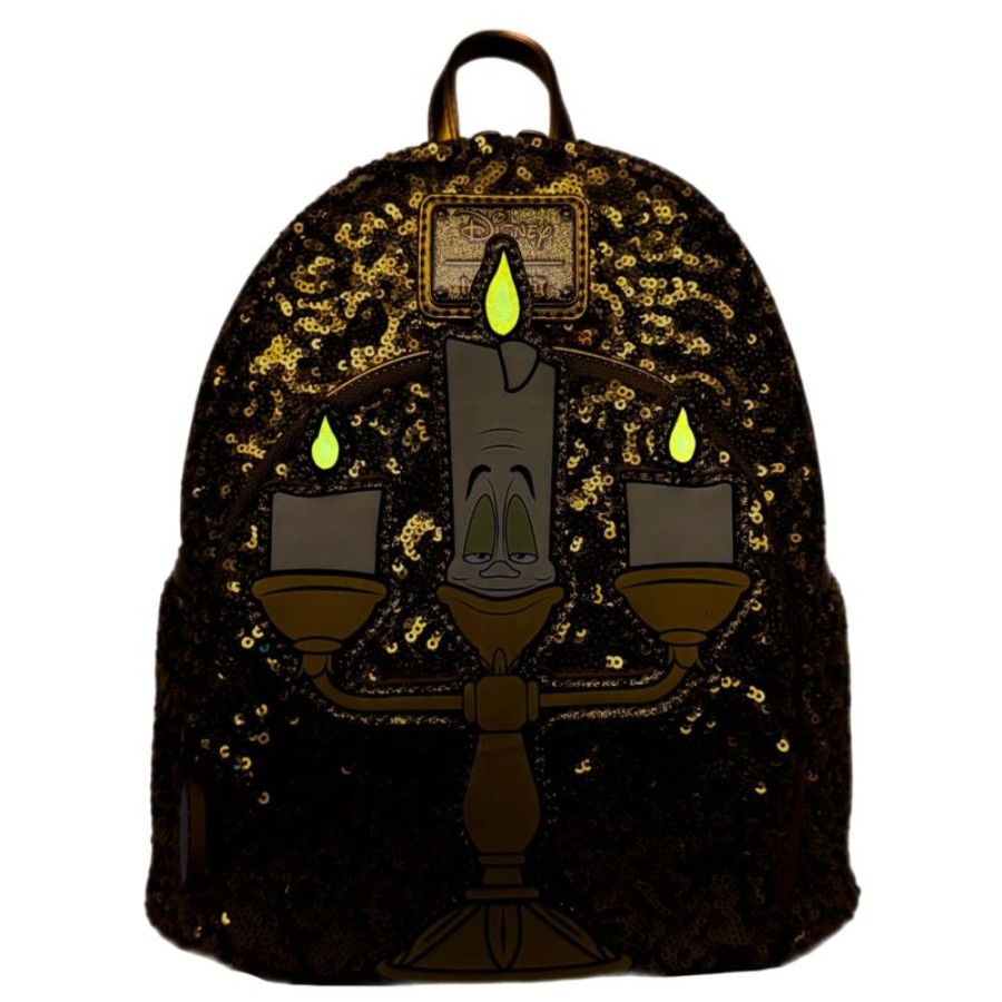 Fashion Loungefly | Beauty & The Beast - Lumiere Sequin Mini Backpack [Rs]