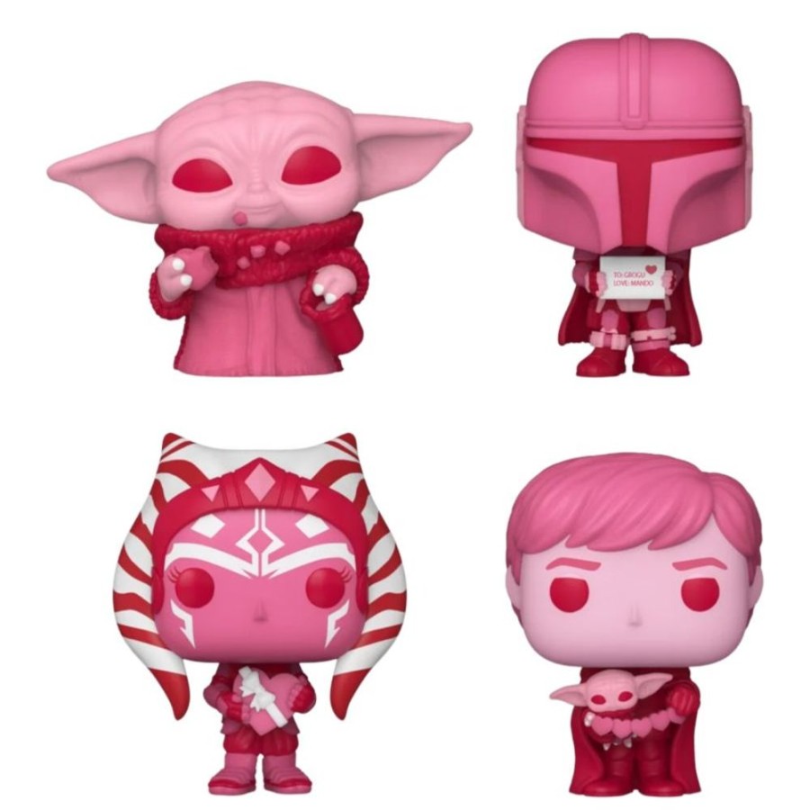 Popculture Funko | Star Wars - Valentines Pink Pocket Pop! 4-Pack Heart Box [Rs]