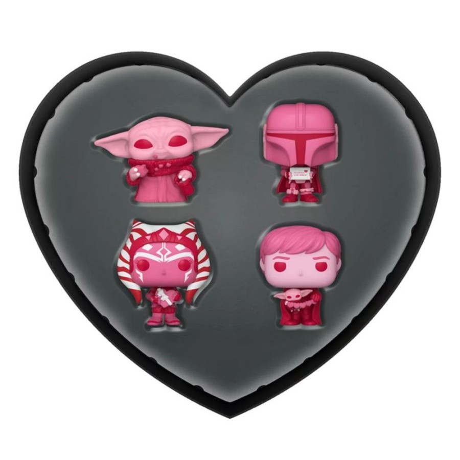 Popculture Funko | Star Wars - Valentines Pink Pocket Pop! 4-Pack Heart Box [Rs]