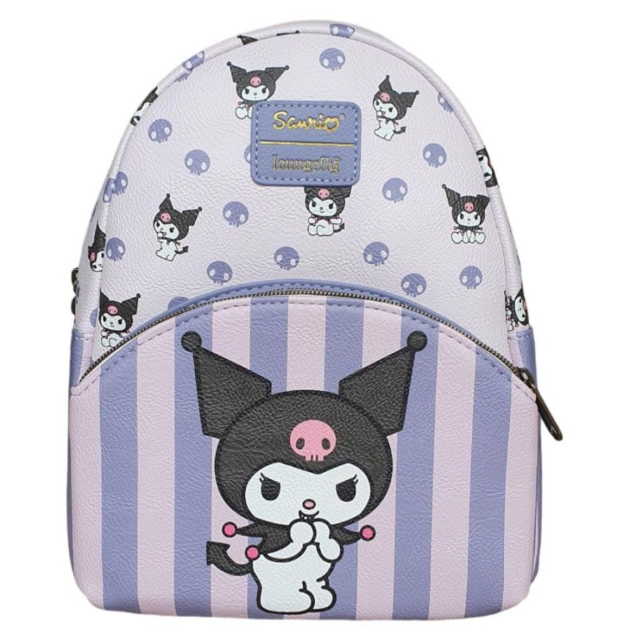 Loungefly Loungefly Bags | Sanrio - Kuromi Stripe Mini Backpack [Rs]