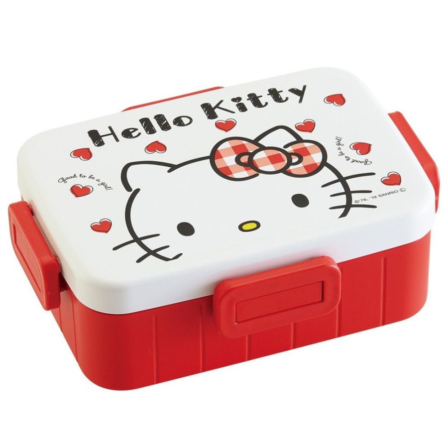 Anime Skater | Hello Kitty Bento Box 650Ml | Red Heart