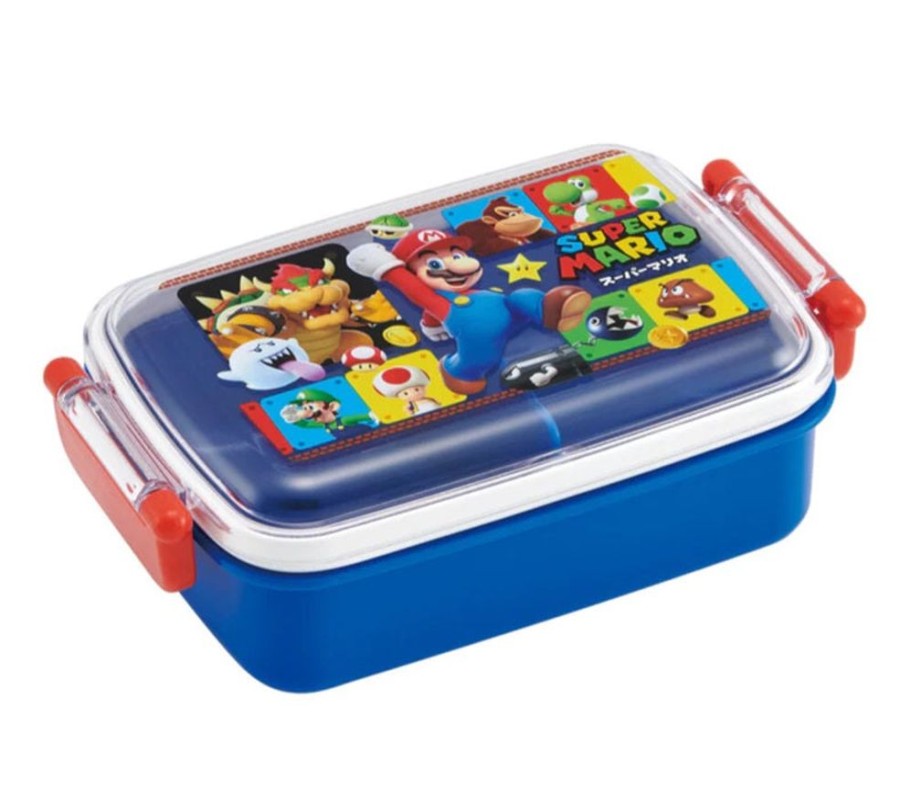 Popculture Super Mario Bro | Super Mario Side Lock Bento Box | Rectangle 450Ml