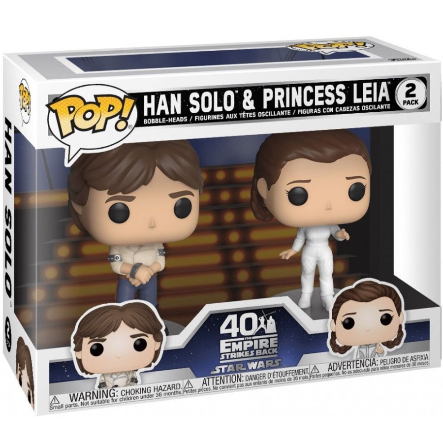 Popculture Funko | Star Wars - Han & Leia Pop! Vinyl 2Pk