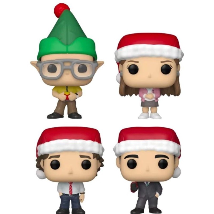 Popculture Funko | The Office - Holiday Tree Box Pocket Pop! Vinyl 4-Pack [Rs]