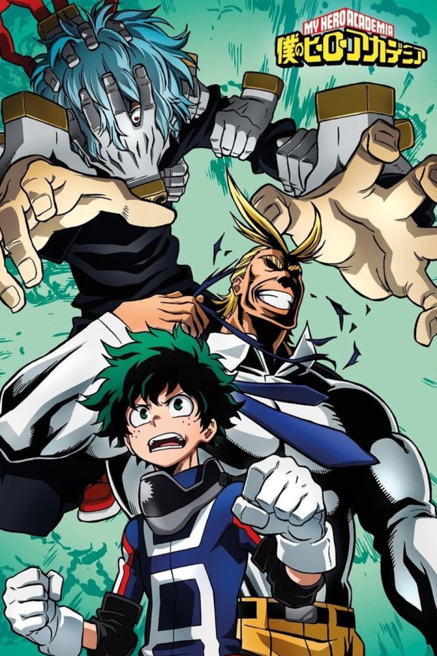 Anime My Hero Academia Posters | My Hero Academia - Poster - Collage Green