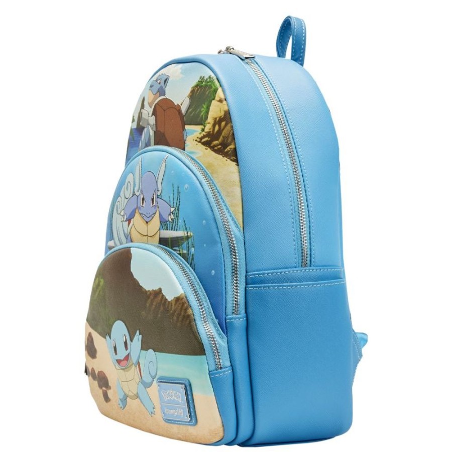 Loungefly Loungefly Bags | Pokemon - Squirtle Evolution Triple Pocket Backpack