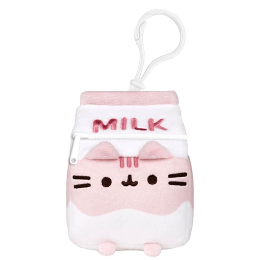 Fashion PUSHEEN | Pusheen Sips - Strawberry Milk Bag Charm Purse