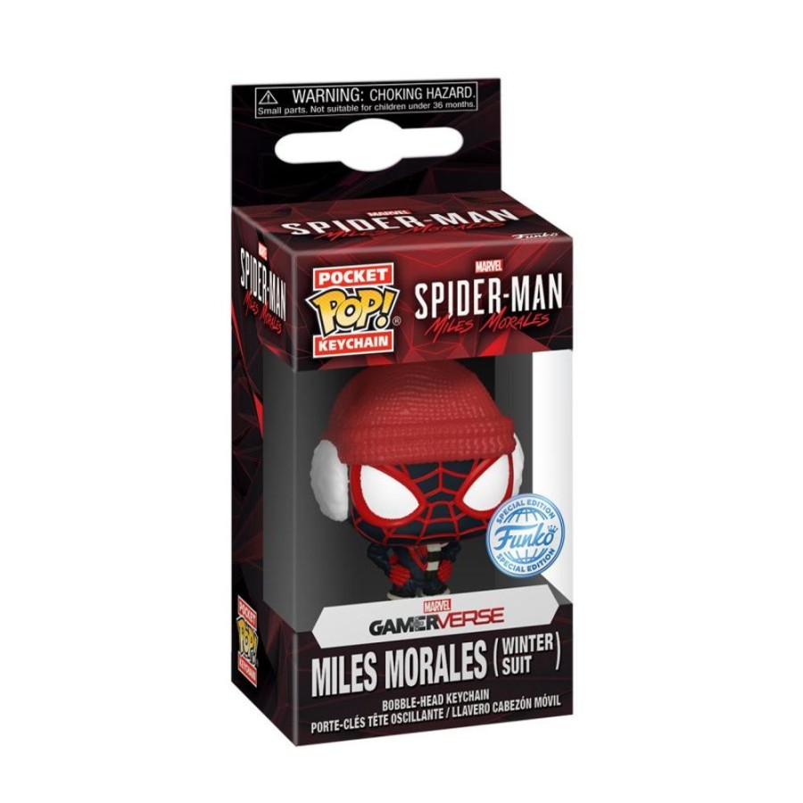 Fashion Funko | Spider-Man: Miles Morales - Winter Miles Pocket Pop! Keychain [Rs]