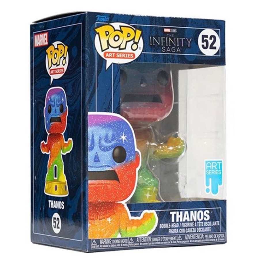 Popculture Funko | Avengers - Thanos Infinity Saga Rainbow Metallic (Artist) Pop! Vinyl With Protector