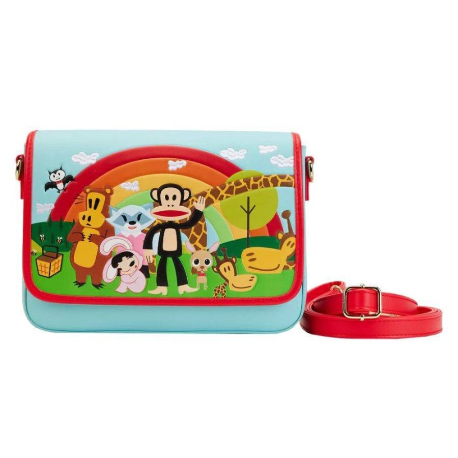 Loungefly Loungefly | Paul Frank - Rainbow Group Crossbody Bag