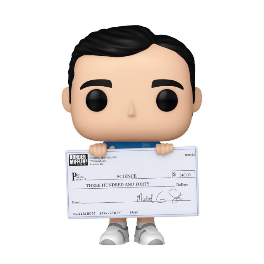 Popculture Funko | The Office - Fun Run Michael With Cheque Pop! Vinyl