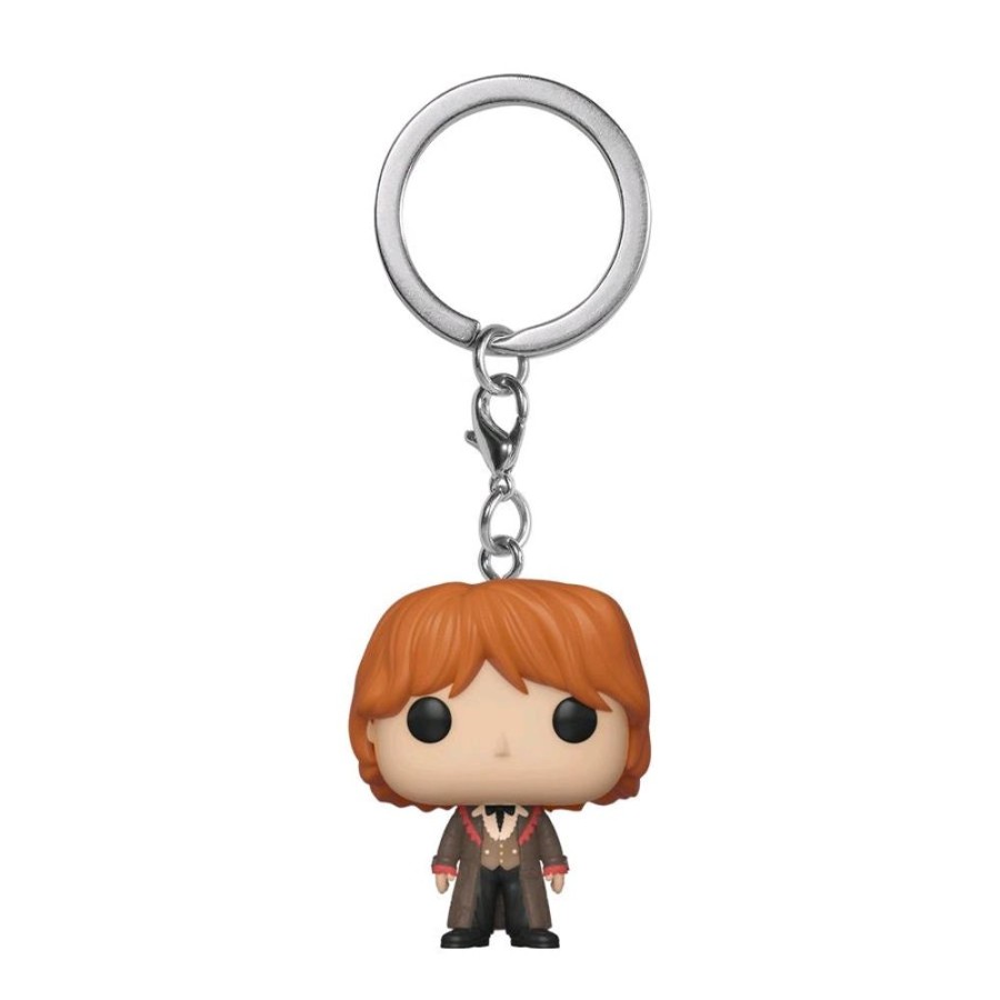 Popculture Funko | Harry Potter - Ron Weasley Yule Pocket Pop! Keychain