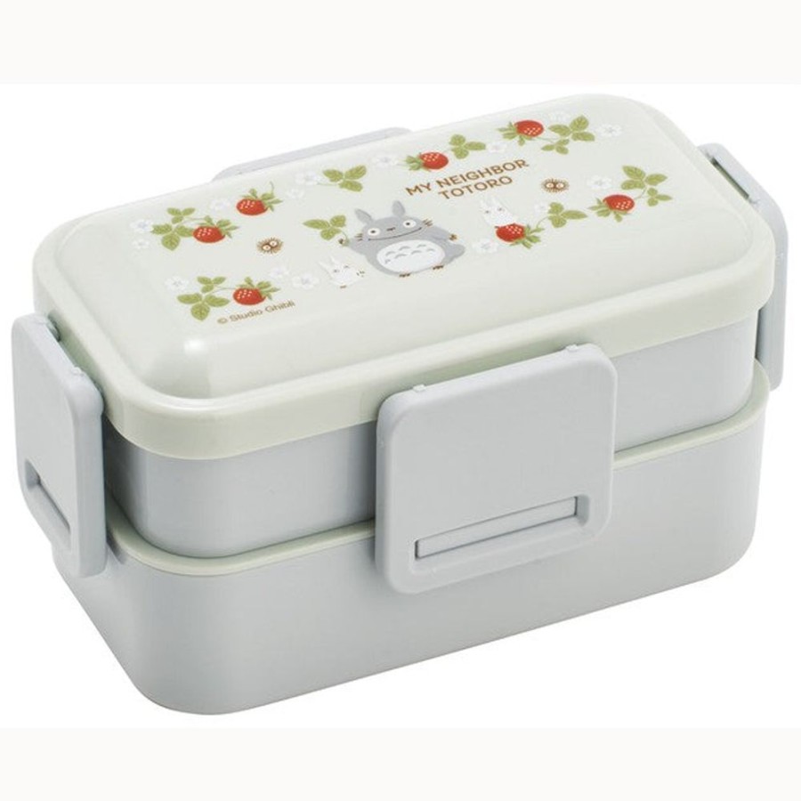 Anime Studio Ghibli | Totoro Rasberry Two Tier Bento Box | 600Ml