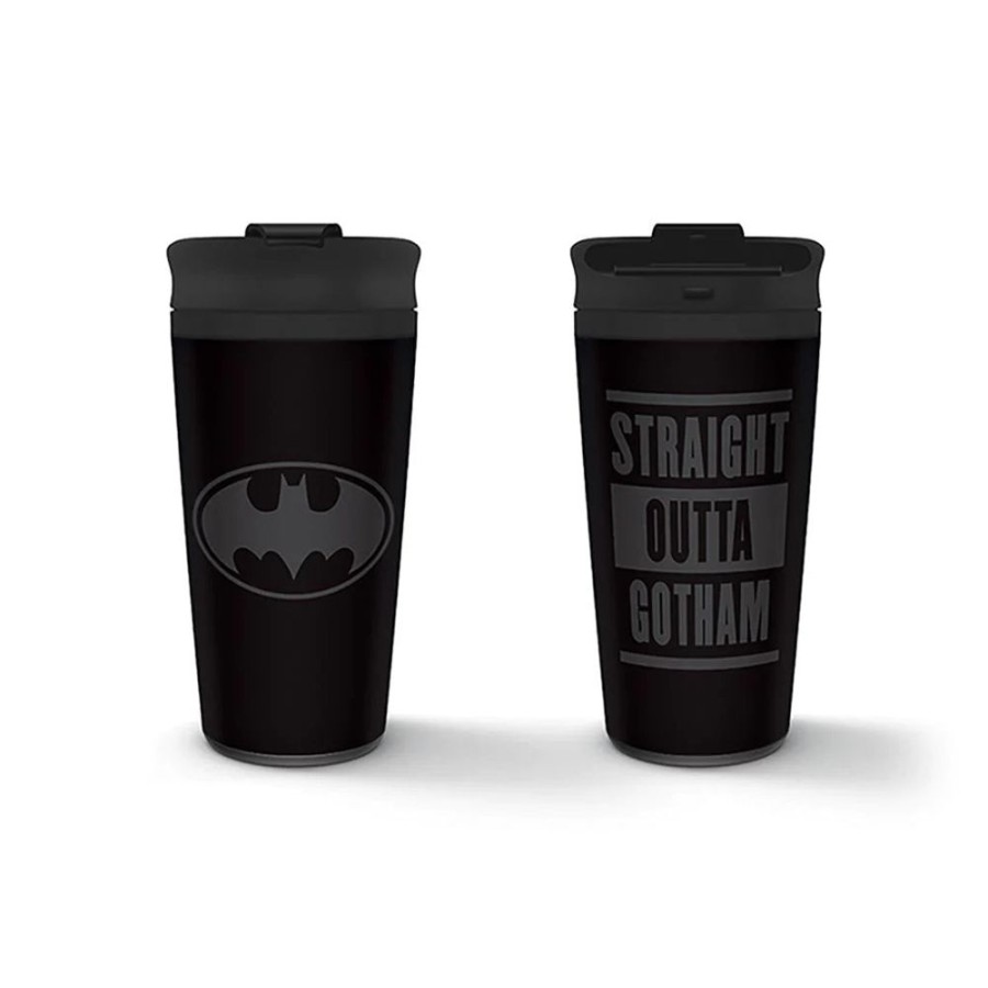 Popculture DC Comics | Dc Comics - Batman Straight Outta Gotham Metal Travel Mug