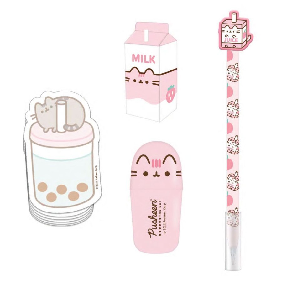 Stationery PUSHEEN | Pusheen Sips: Stationery Set In Plastic Cup