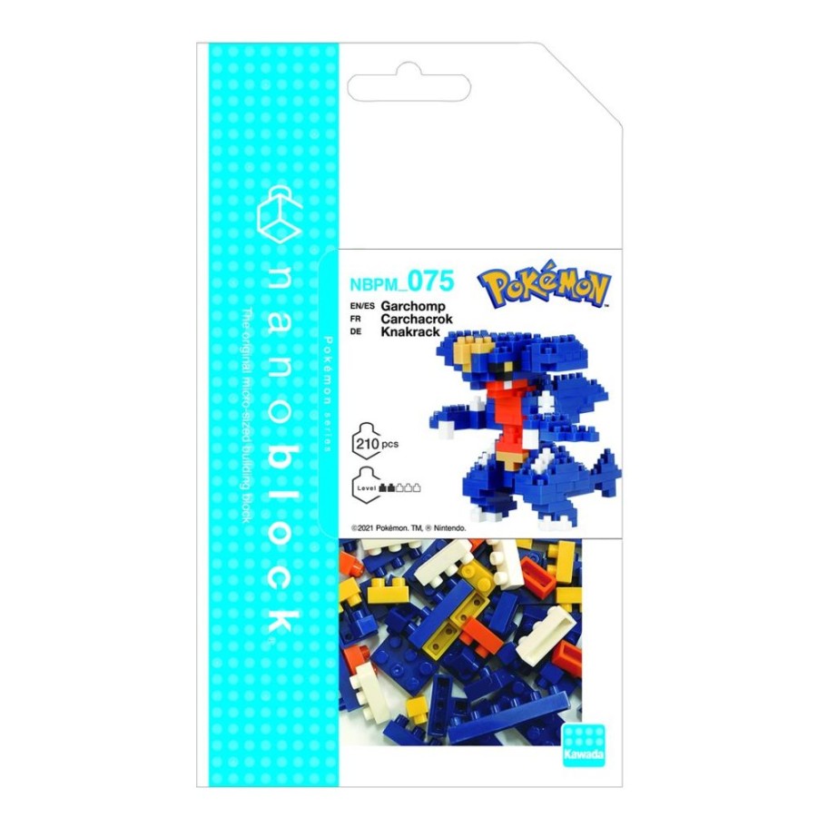 Toys kawada Pokemon Nanoblocks | Pokemon - Garchomp Nanoblock