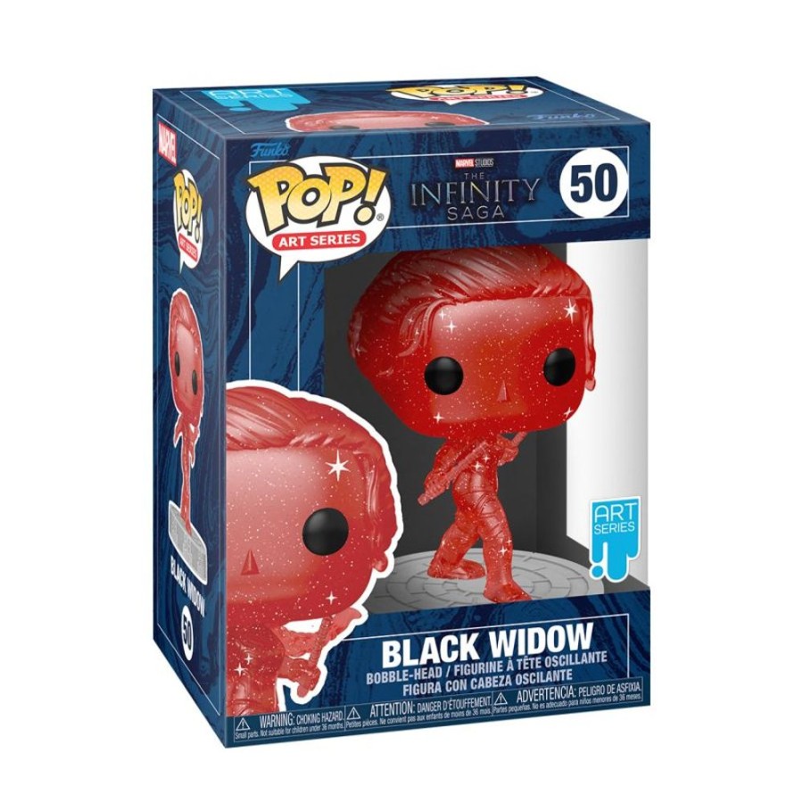 Popculture Funko | Avengers - Black Widow Infinity Saga Red (Artist) Pop! Vinyl With Protector