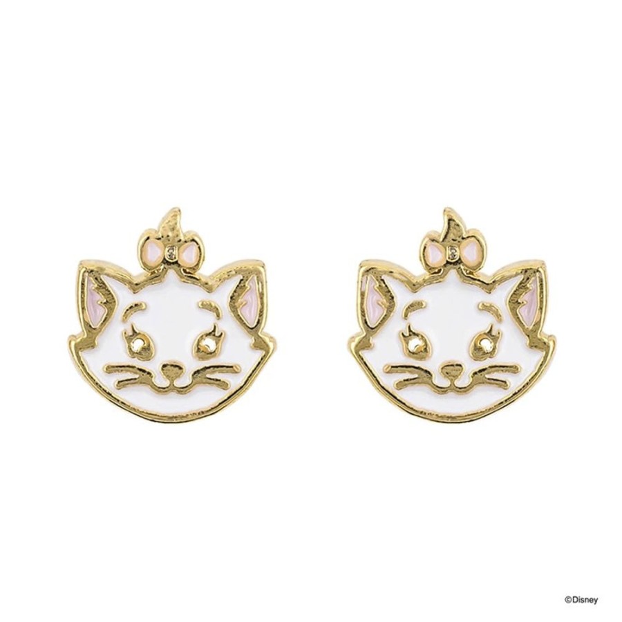 Fashion Disney | Disney - Aristocats - Epoxy Marie Earrings (Gold)