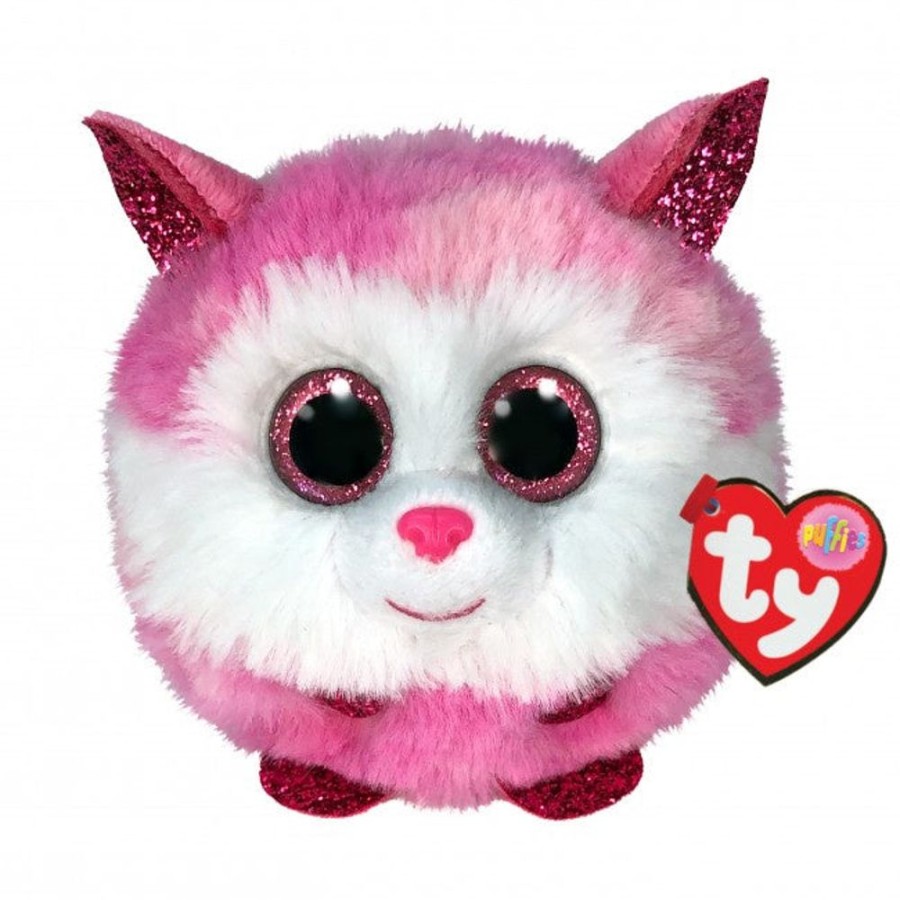 Toys Ty Beanie Boos | Ty Puffies Princess Pink Husky