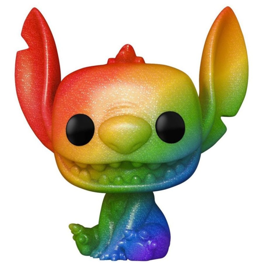 Popculture Funko | Lilo & Stitch - Stitch Rainbow Pride Diamond Glitter Us Exclusive Pop! Vinyl [Rs]