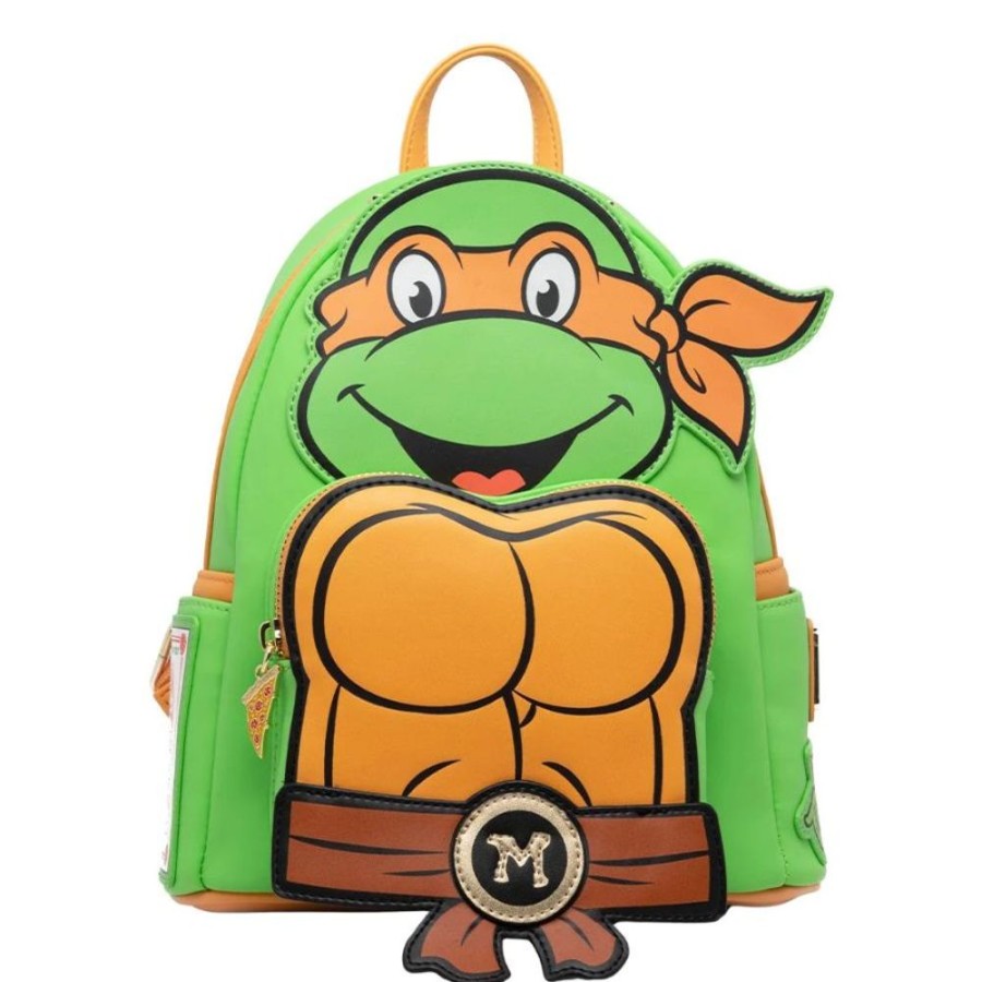 Fashion Loungefly | Teenage Mutant Ninja Turtles - Michaelangelo Cosplay Mini Backpack [Rs]