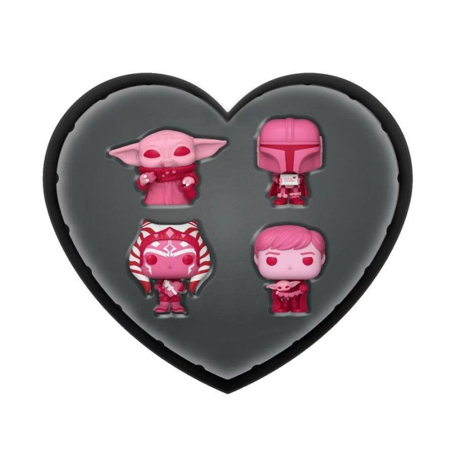 Popculture Funko | Star Wars: The Mandalorian - Valentines Day Pocket Pop! 4-Pack [Rs]