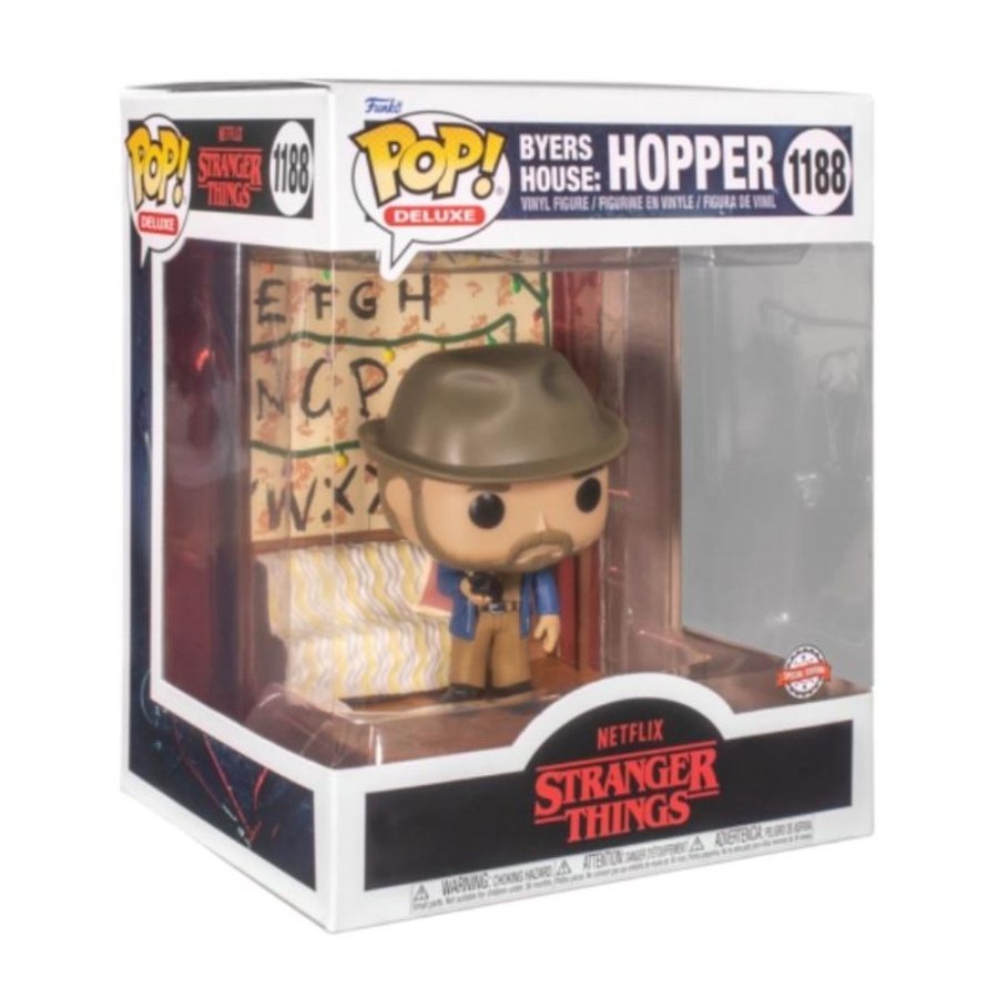 Popculture Funko | Stranger Things - Byers House: Hopper Build-A-Scene Pop! Deluxe [Rs]