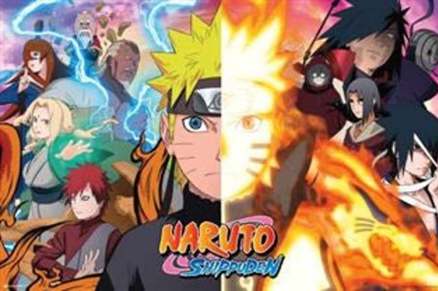 Anime Naruto | Naruto Shippuden - Poster - Split