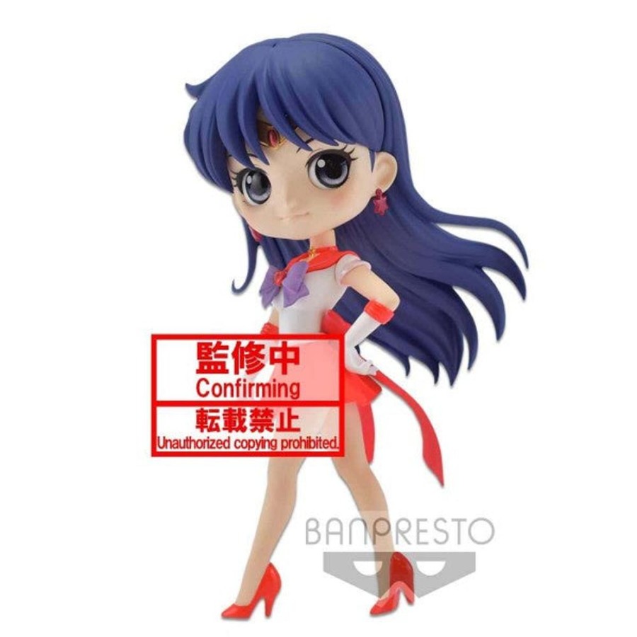 Anime QPosket Sailor Moon Figures | Sailor Moon Eternal - Q Posket - Super Sailor Mars - Version B: Pastel Colour