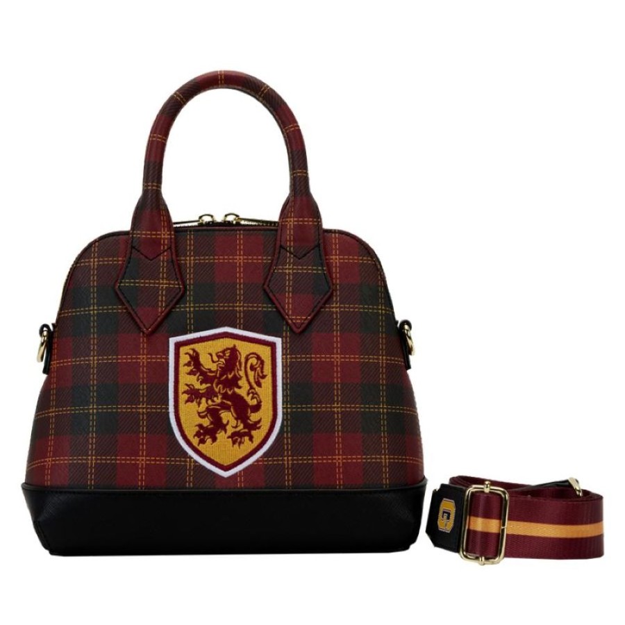 Popculture Loungefly | Harry Potter - Gryffindor Patch Varsity Plaid Crossbody Bag