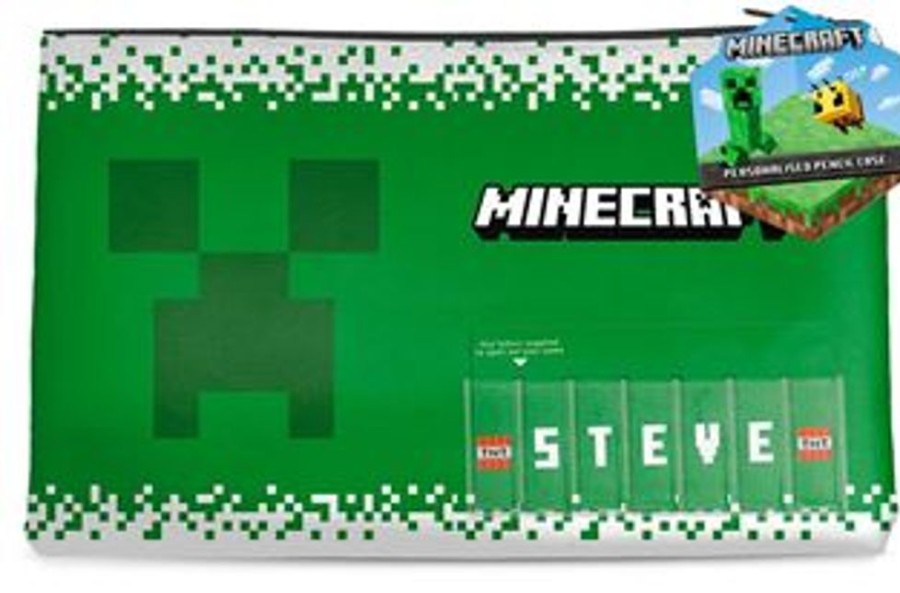 Stationery Minecraft | Minecraft - Steve - Named Pencil Case