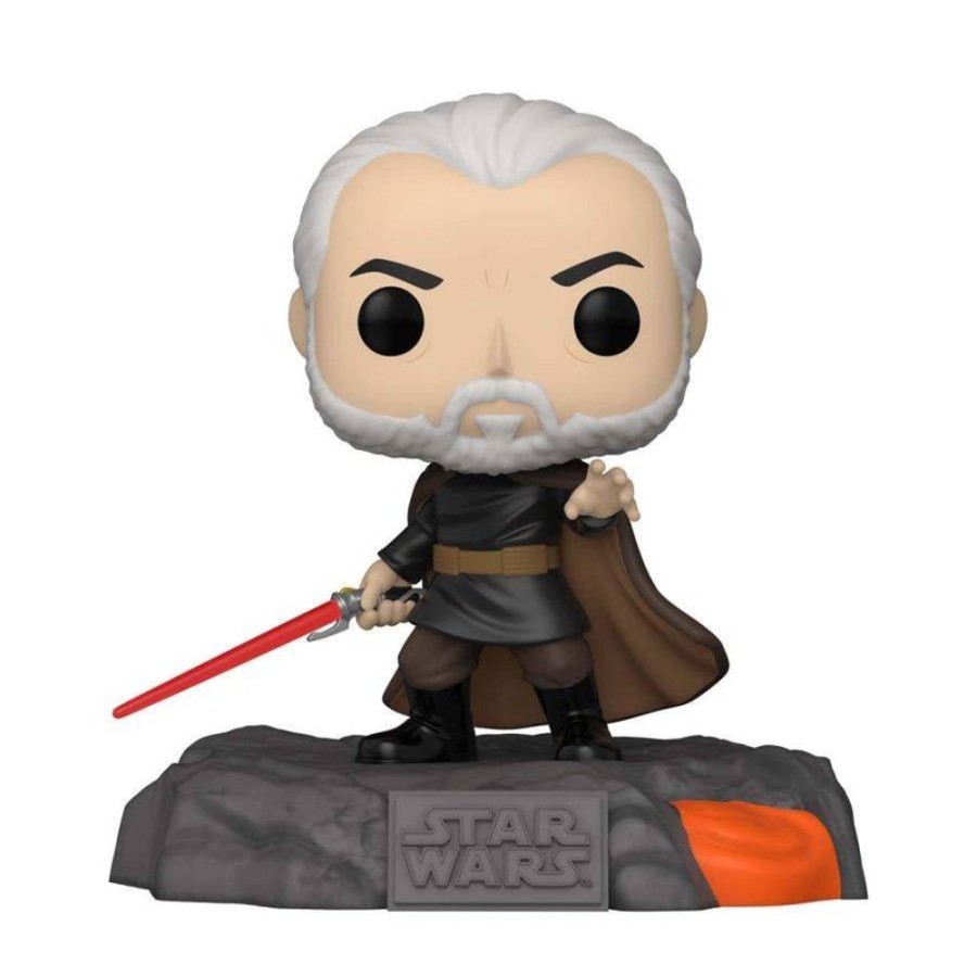 Popculture Funko | Star Wars - Red Saber Series: Darth Tyranus Glow Pop! Deluxe [Rs]