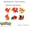 Toys kawada Pokemon Nanoblocks | Nanoblock - Mini Pokemon Box - Fire Type Set (6Pc)